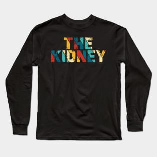Retro Color - The kidney Long Sleeve T-Shirt